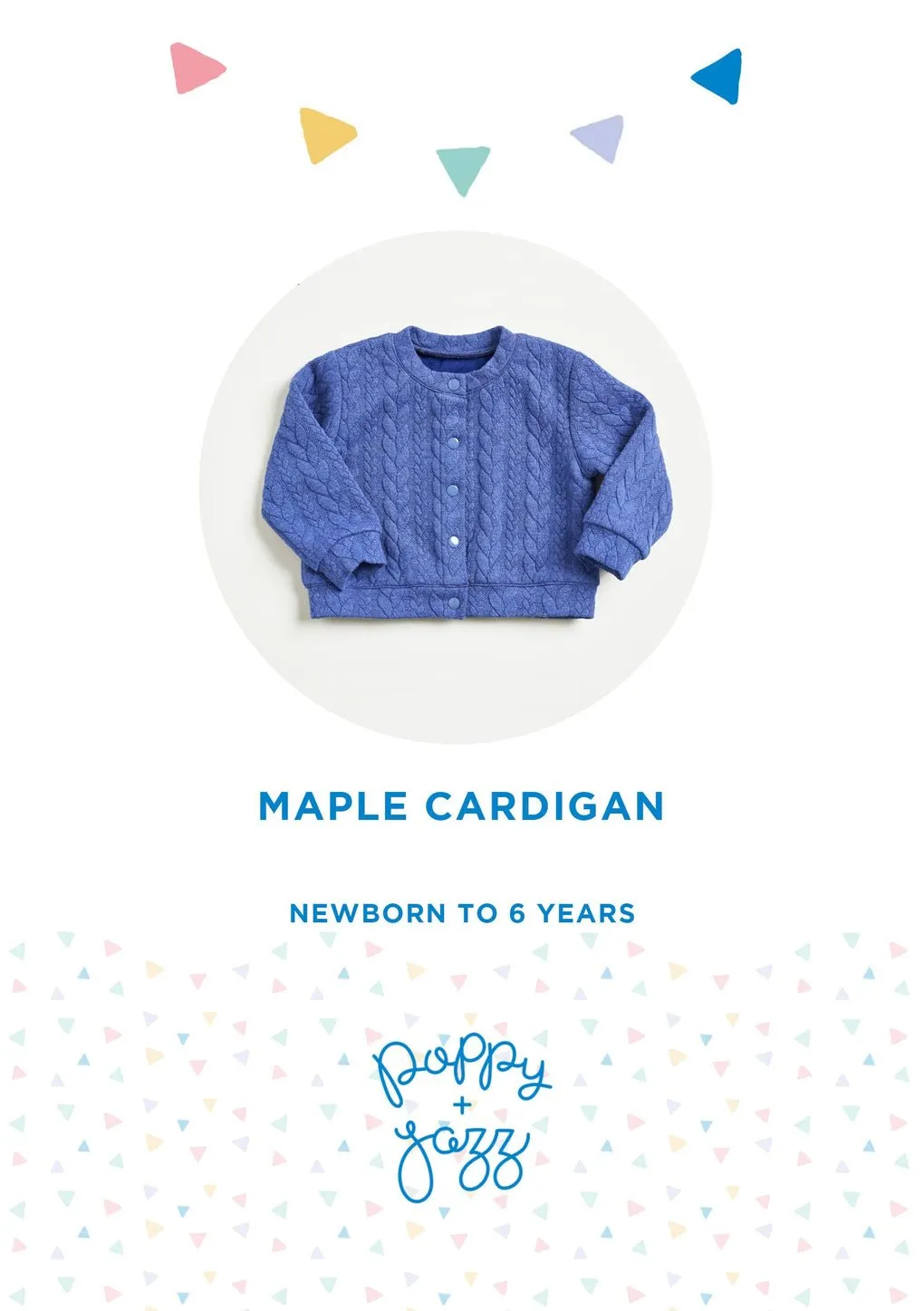 Poppy & Jazz - Maple Cardigan (Age 0 - 6)