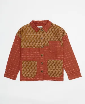 Quilted Chore Jacket - Rust - No. 240502 - Large