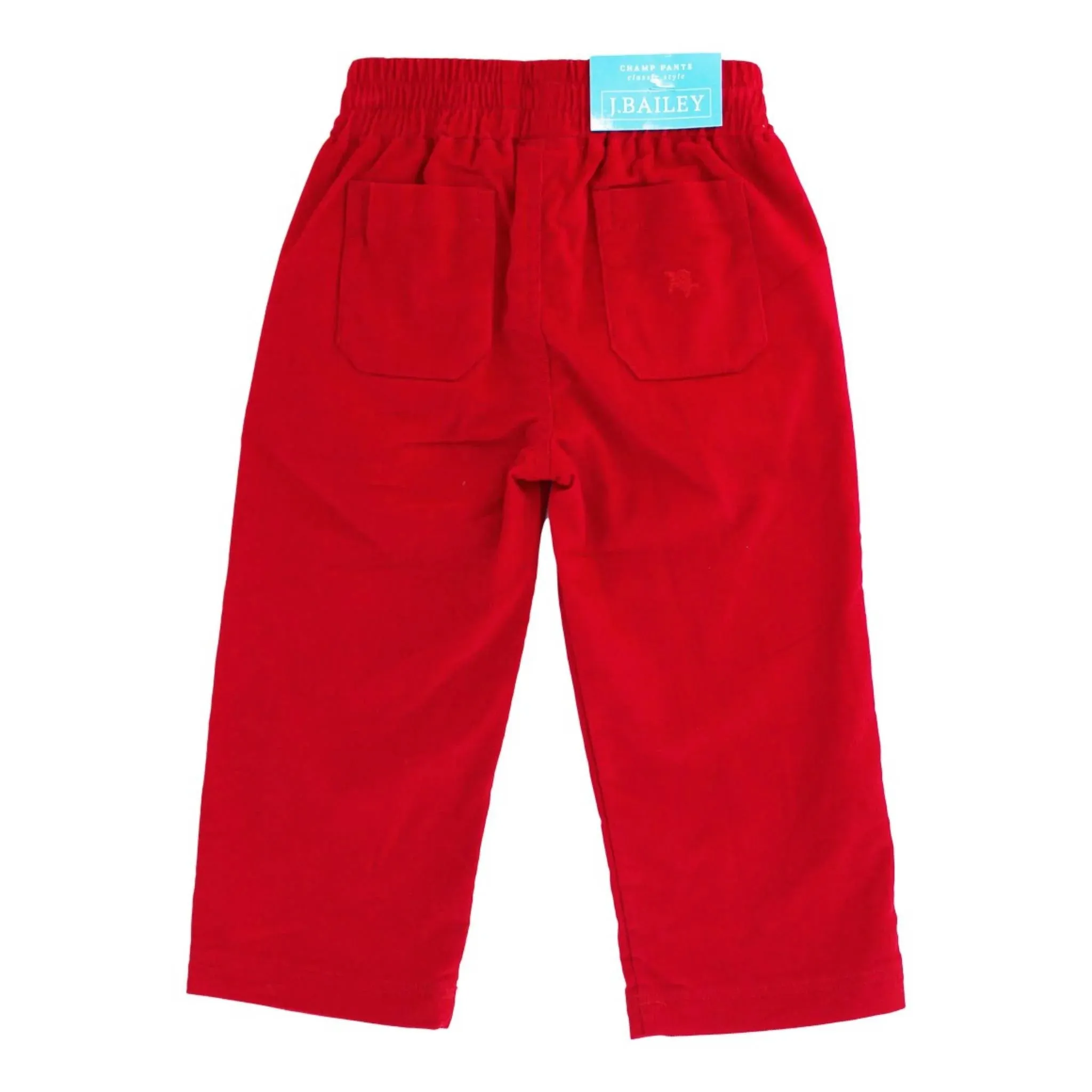 Red Corduroy Pull On Pants