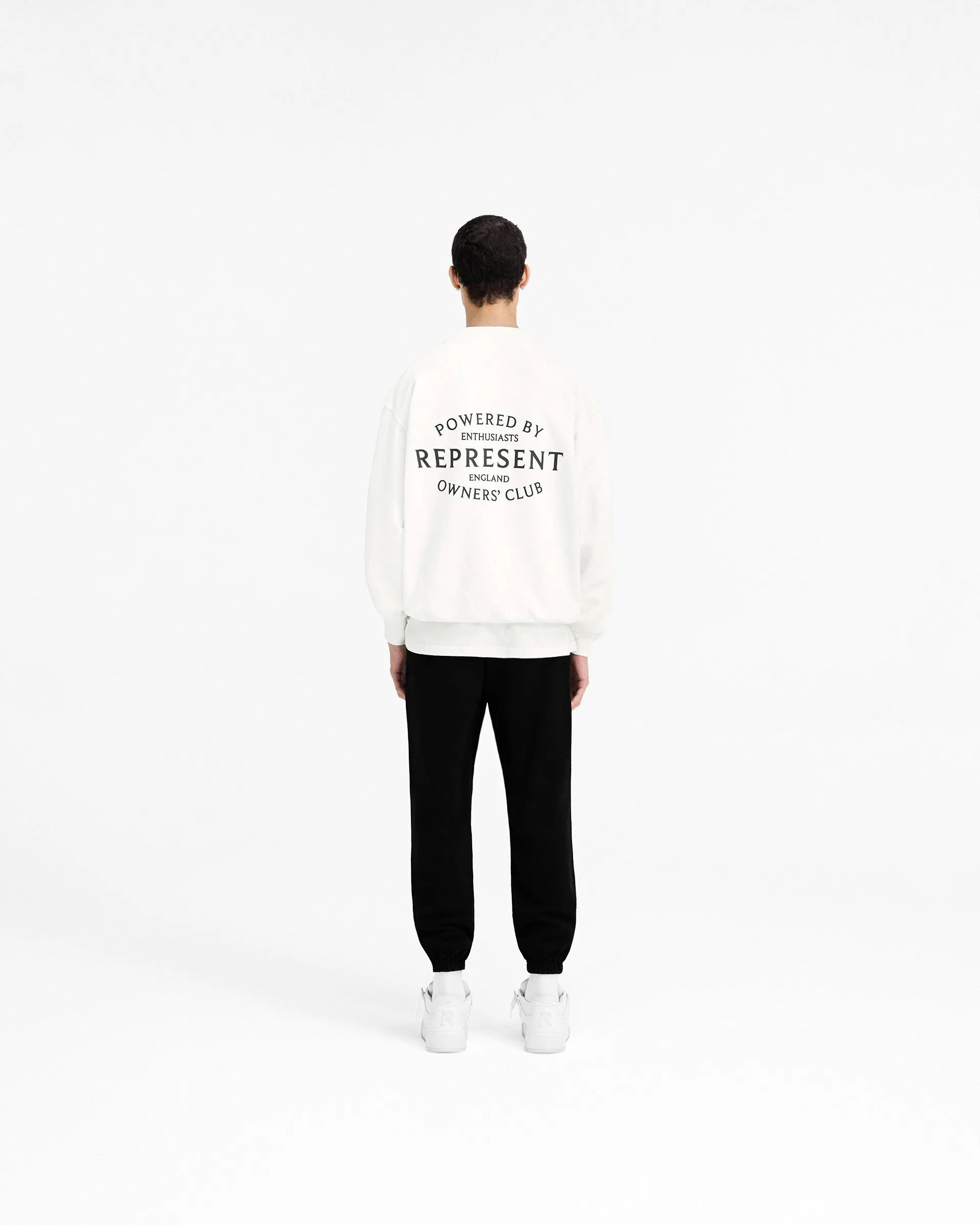 Represent Owners Club Stamp Sweater - Flat White