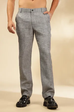 Rick - The Pure Linen Trousers Grey chambray  - Perfect for All-Day Comfort