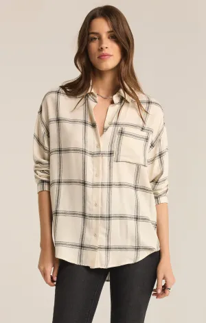 River Plaid Button Up