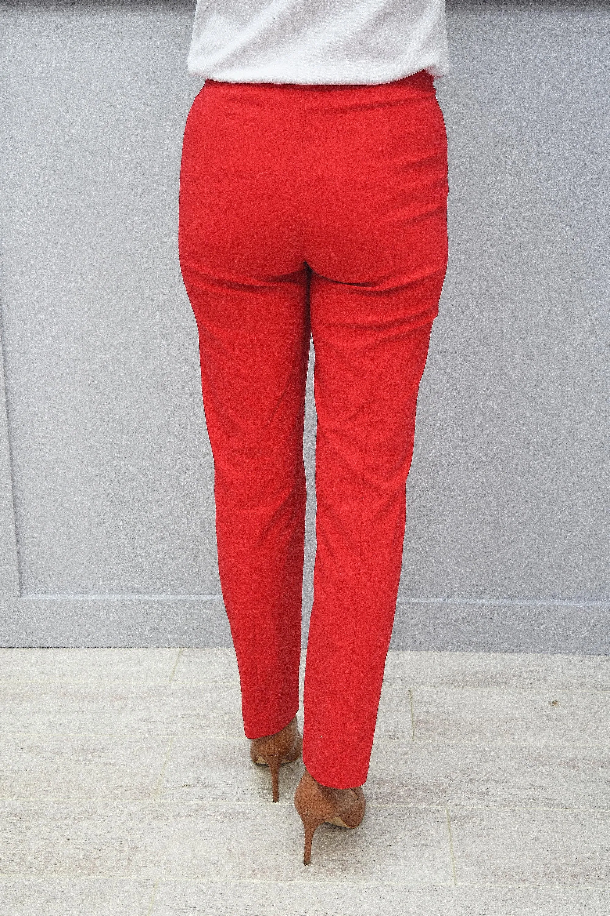 Robell Marie Red Petite 29" Trousers - 51412 5499 40K