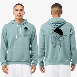 Sashay Jellyfish Ultra Soft Sponge Fleece Pull Over Hoodie