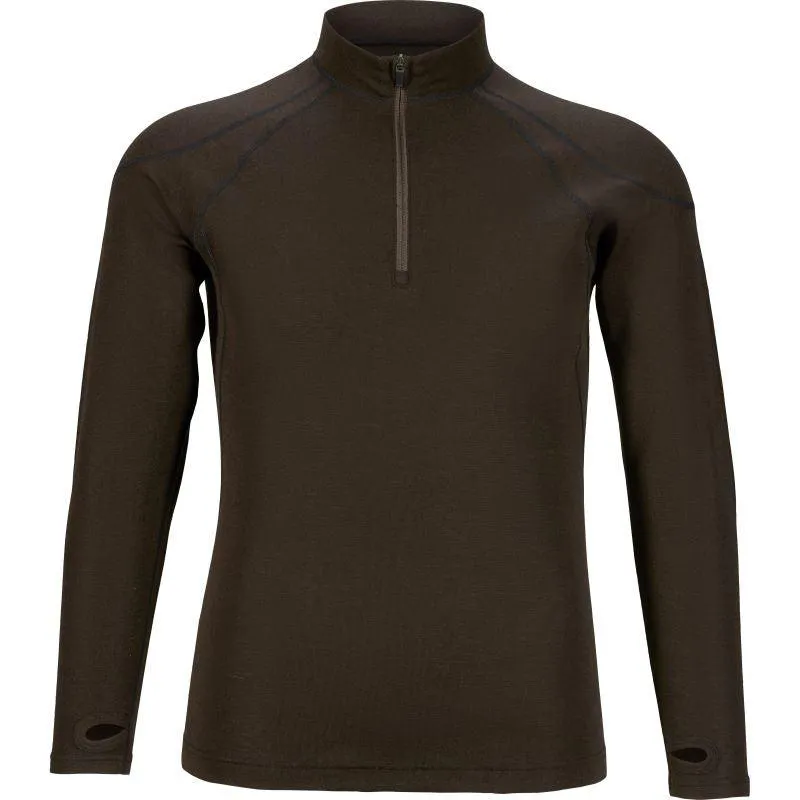 Seeland Climate Mens Merino Wool Base Layer Set - Clay Brown