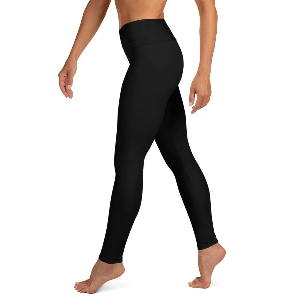 Shark Attack (Black) ~ High-Waist Leggings