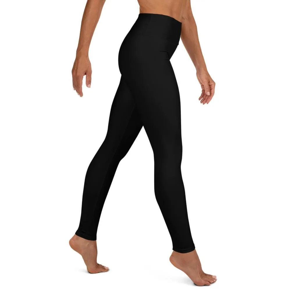 Shark Attack (Black) ~ High-Waist Leggings