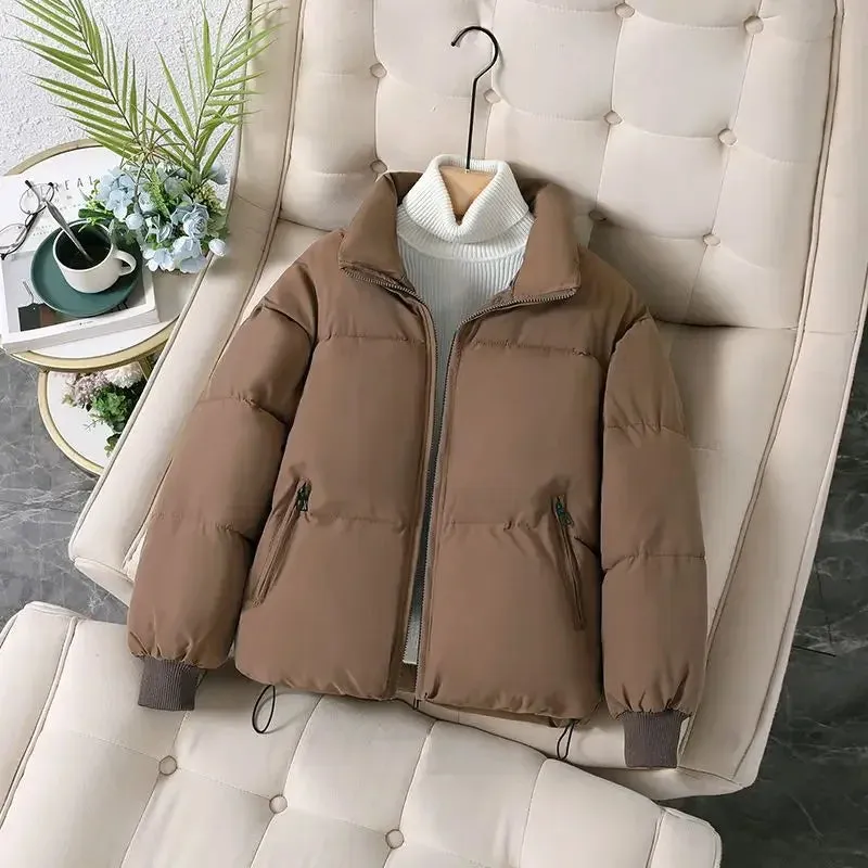 Short Quilted Padded Woman Jacket