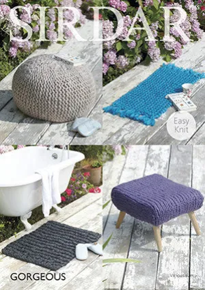 Sirdar Goregous Homewares Knitting Pattern 7965