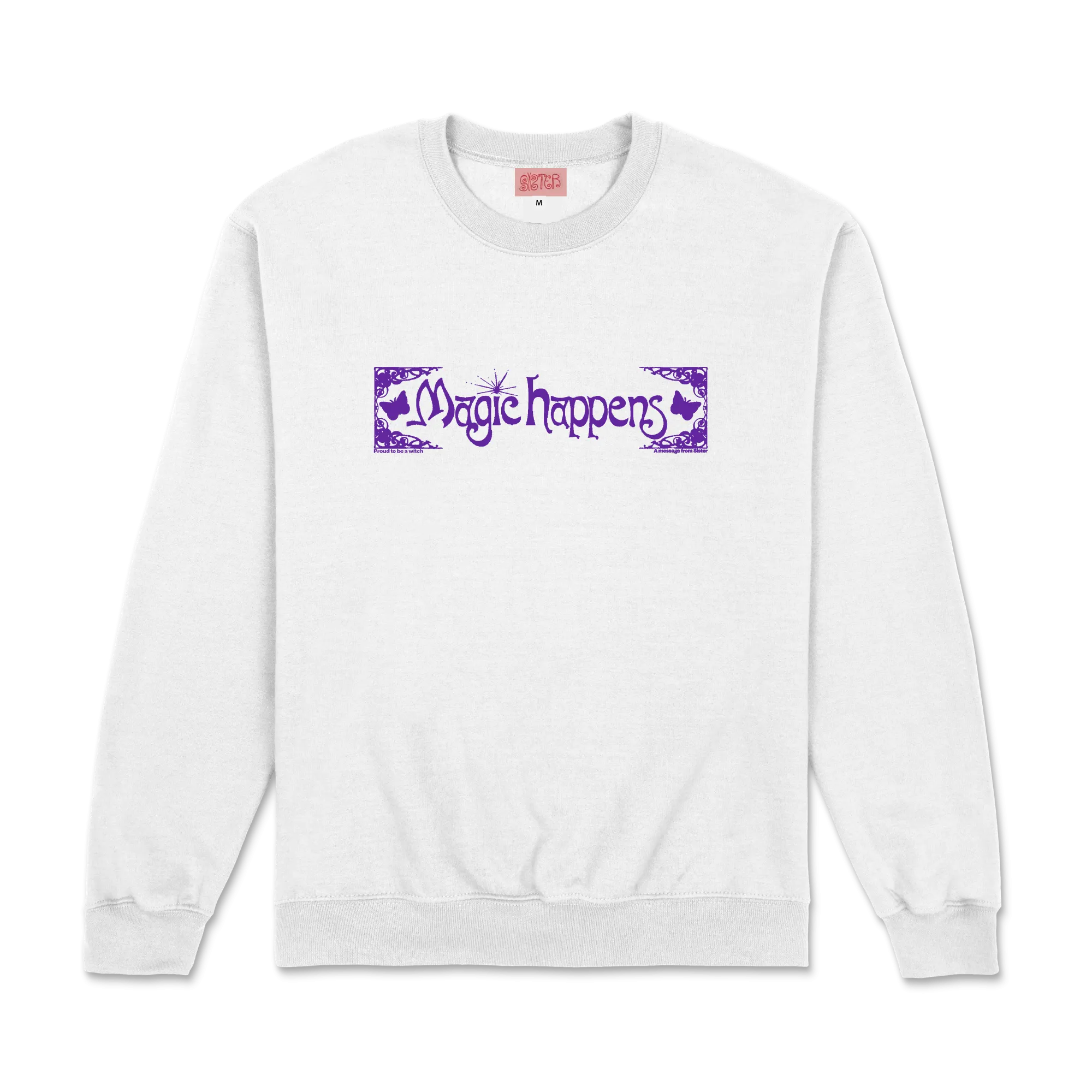 SISTER / Magic Happens White Sweater