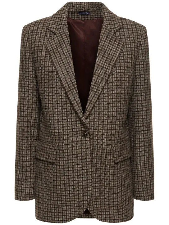 Soeur   Sevres single breast wool knit jacket 