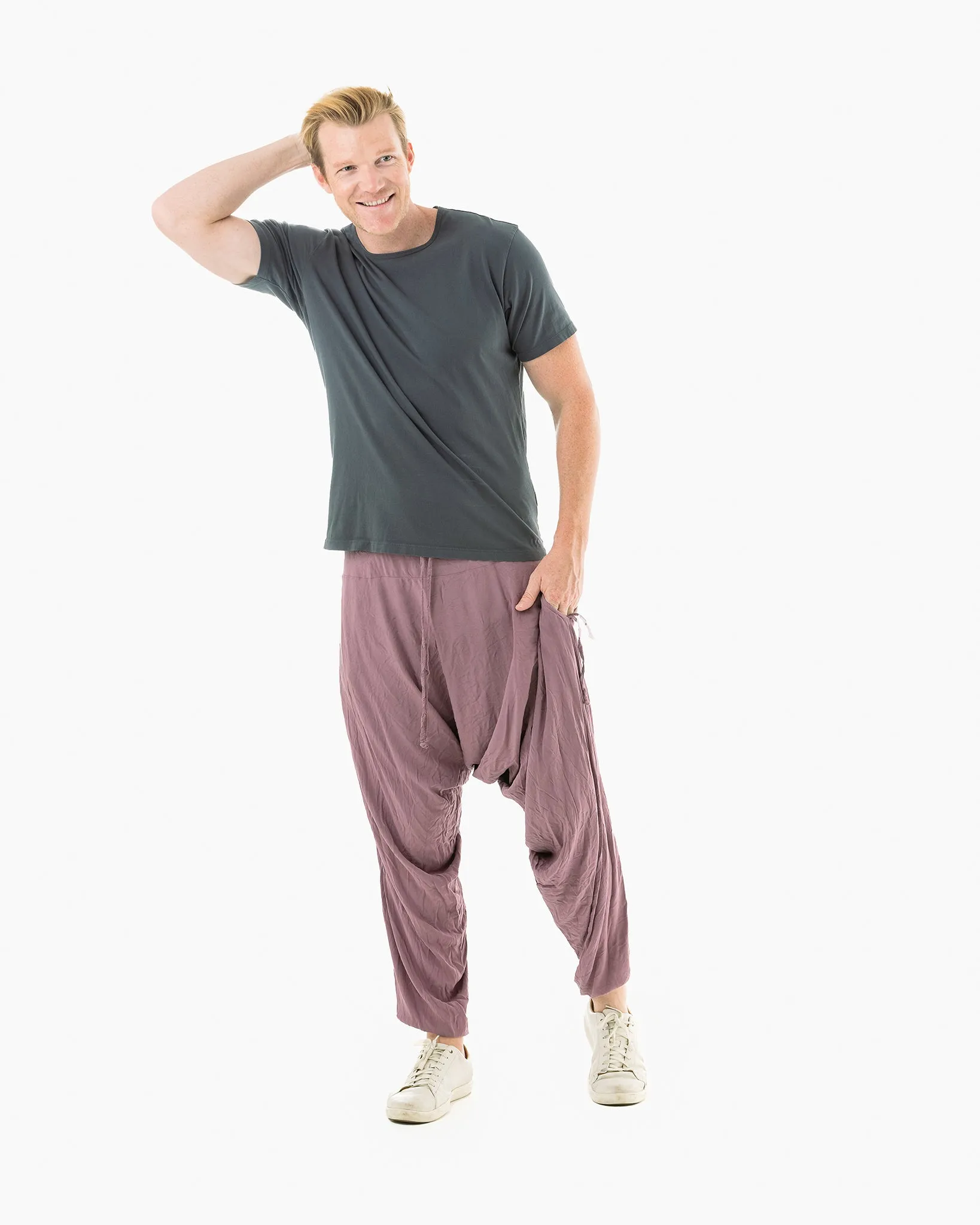 Solid Savannah Harem Pants