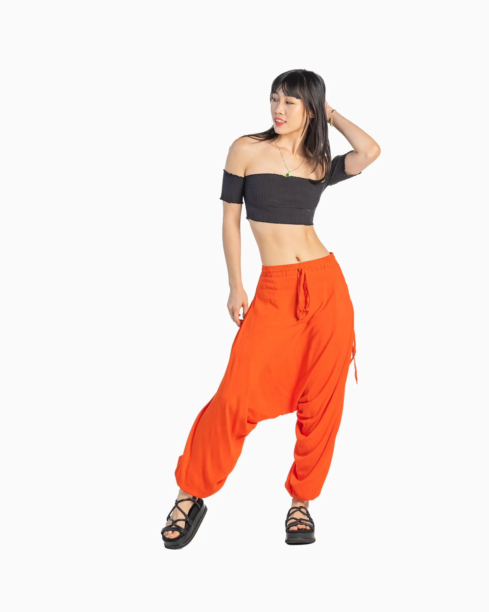 Solid Savannah Harem Pants