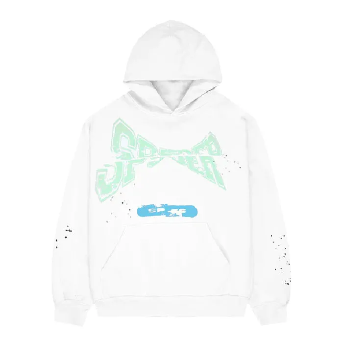 Sp5der - Pullover Hoodie - White