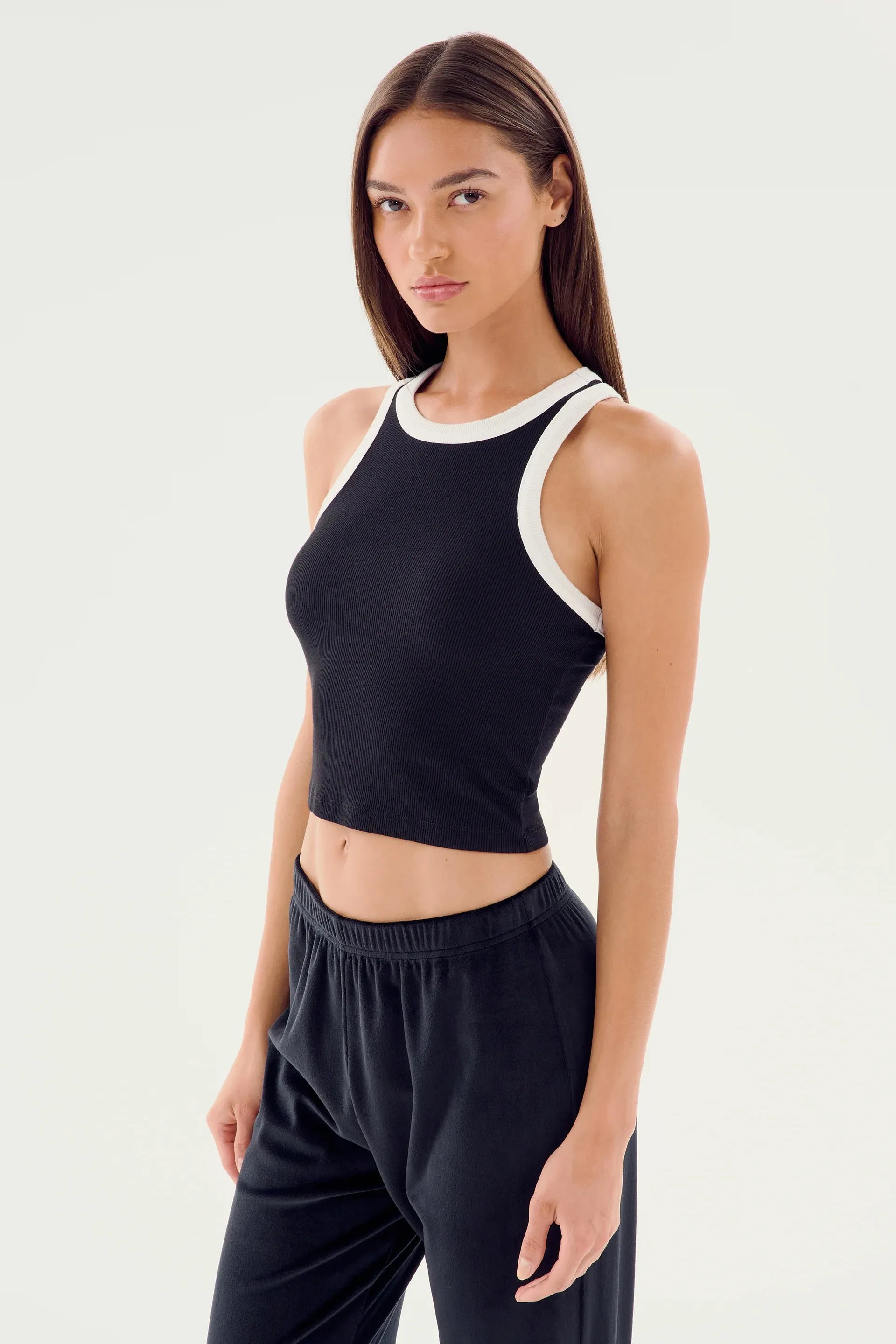 SPLITS59 | Kiki Rib Crop Tank