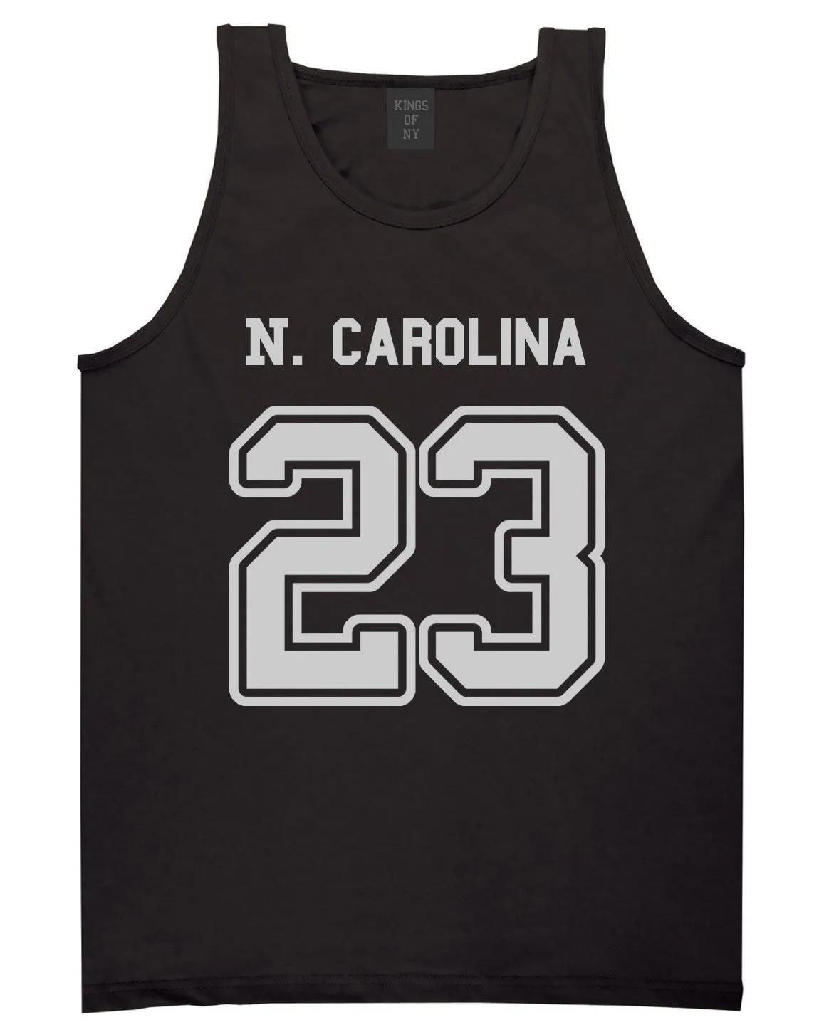 Sport Style North Carolina 23 Team State Jersey Mens Tank Top