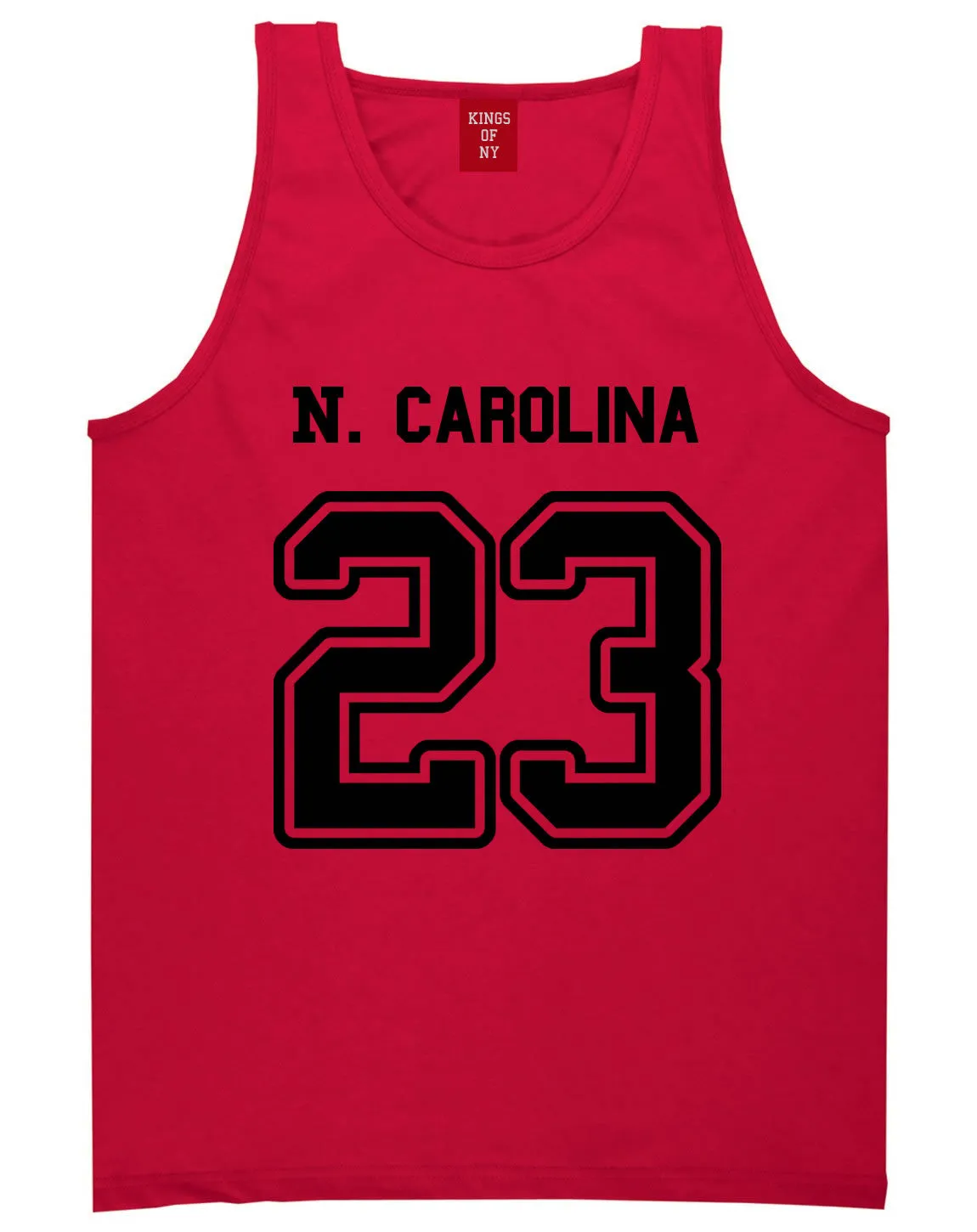 Sport Style North Carolina 23 Team State Jersey Mens Tank Top