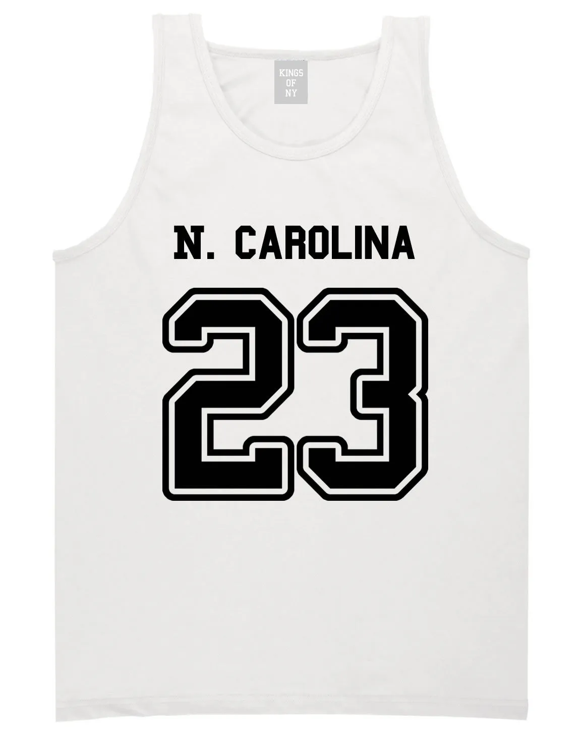 Sport Style North Carolina 23 Team State Jersey Mens Tank Top