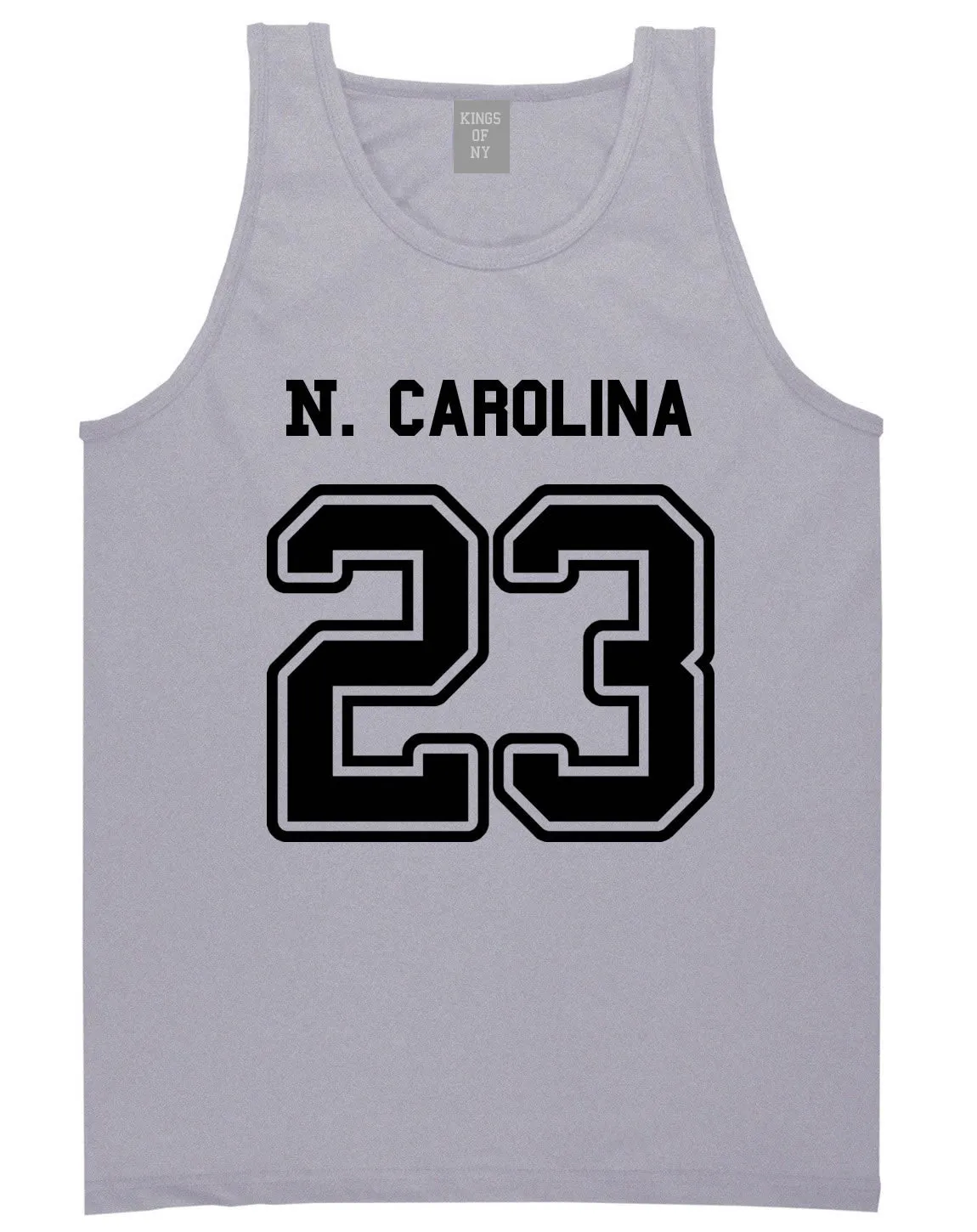 Sport Style North Carolina 23 Team State Jersey Mens Tank Top