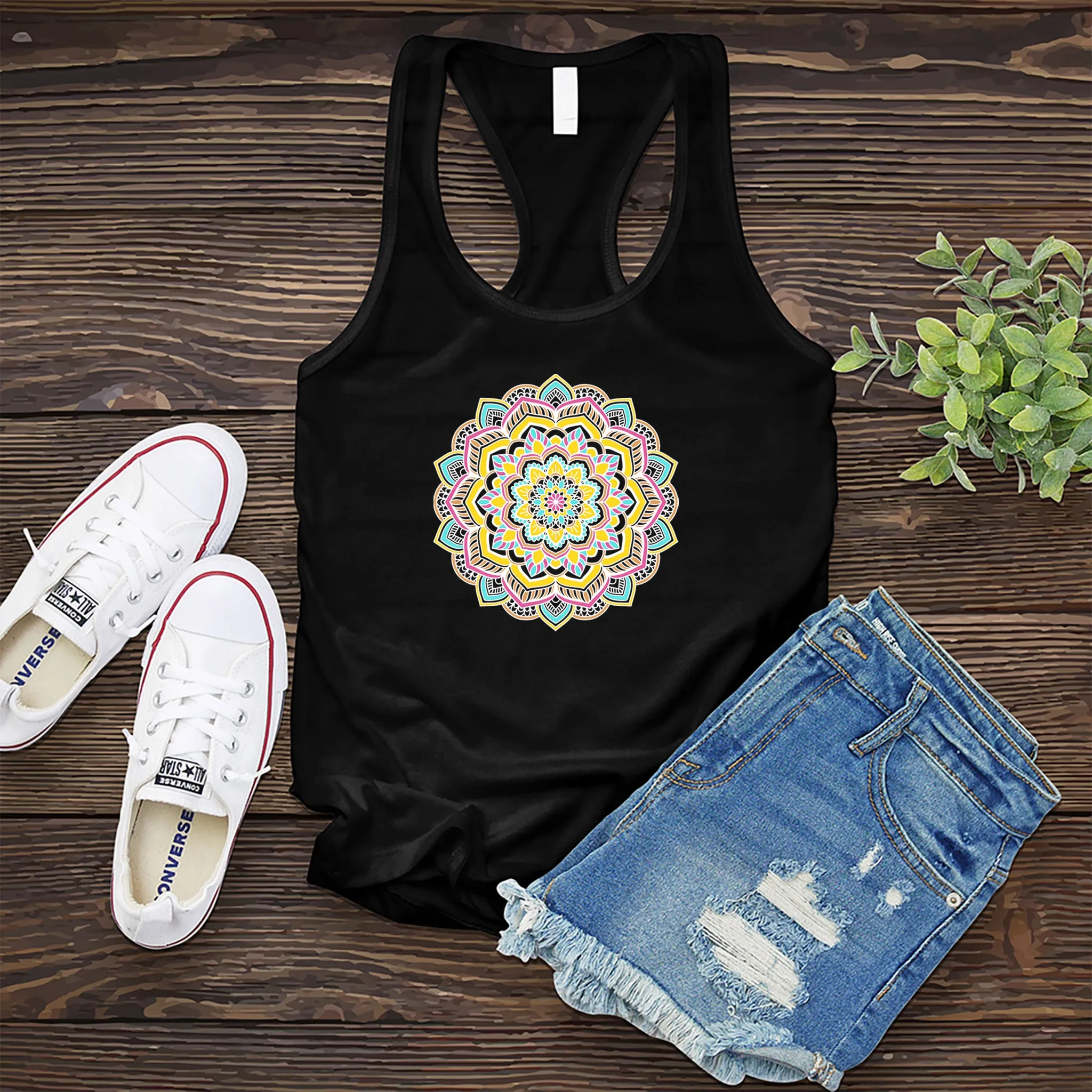 Spring Color Mandala Women's Tank Top