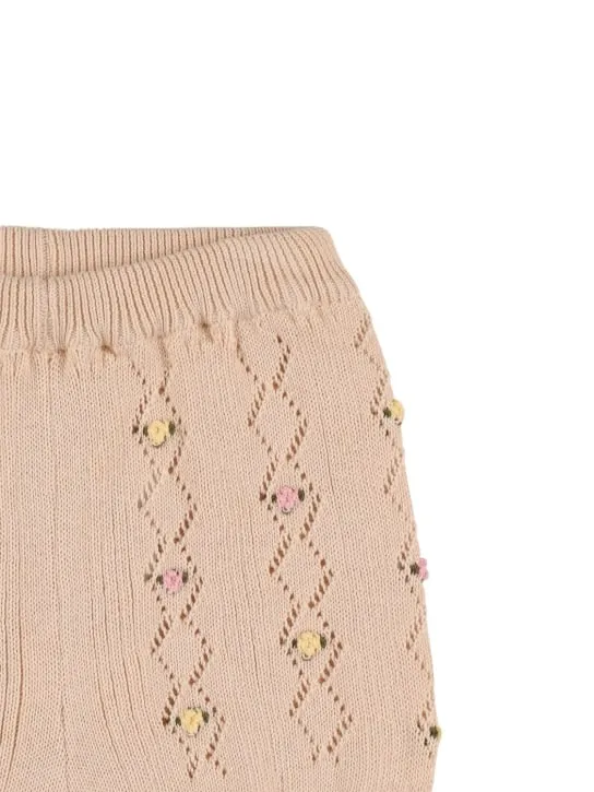 The New Society   Organic cotton knit shorts 