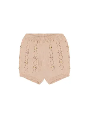 The New Society   Organic cotton knit shorts 