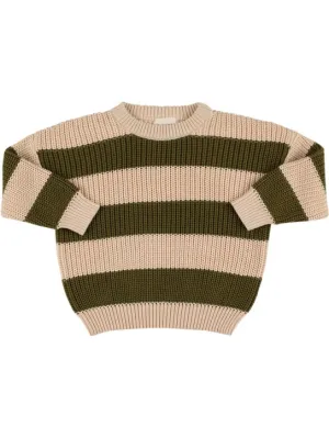 The New Society   Organic cotton knit sweater 