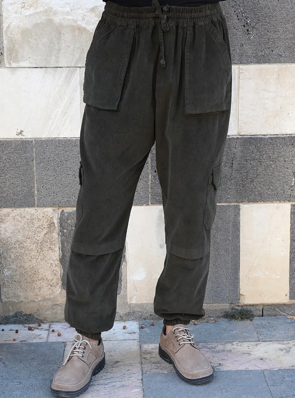 Thick Corduroy Urban Trousers