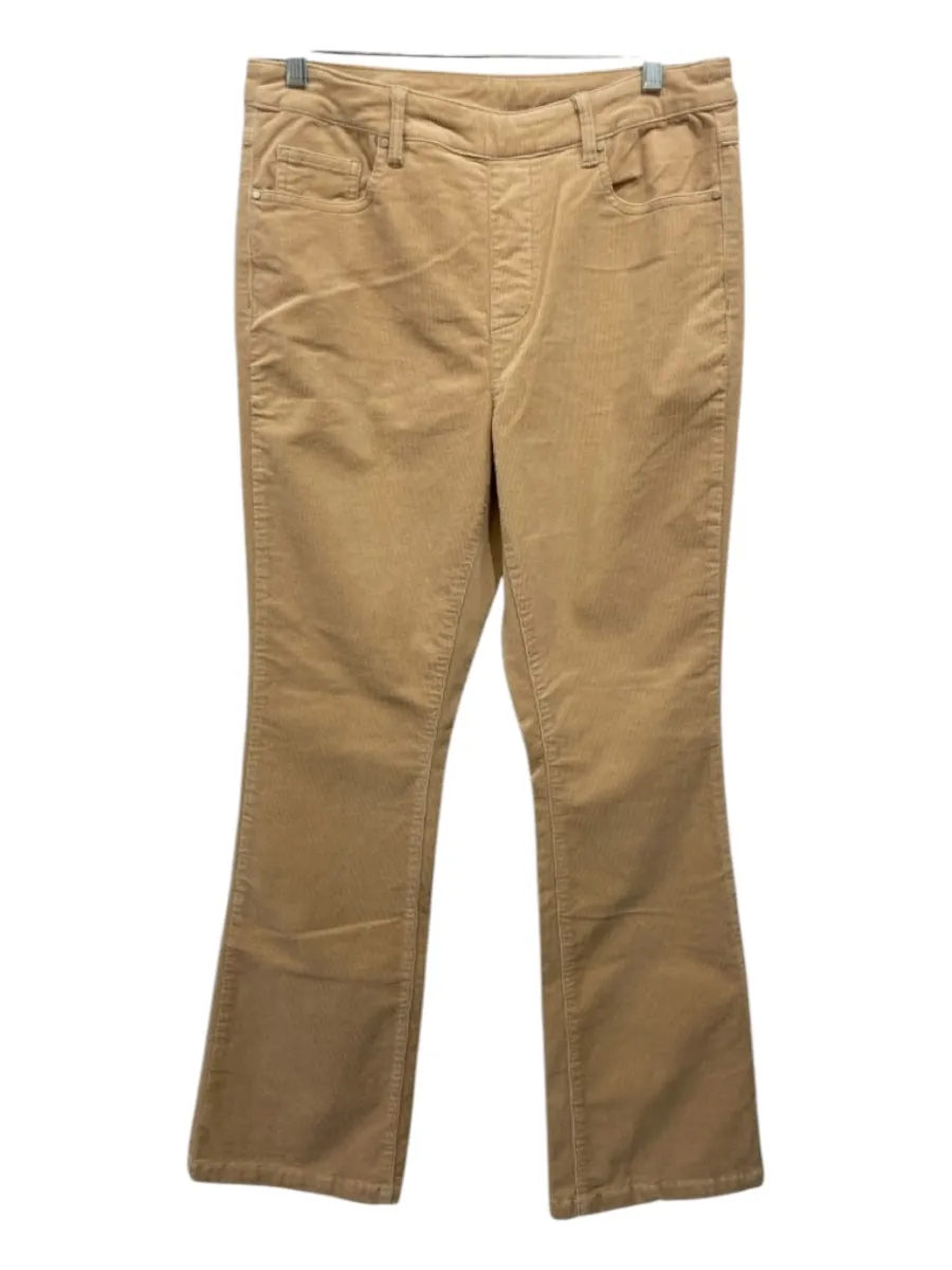 Tribal Size 8 Tan Cotton Corduroy Elastic Straight Leg Pants