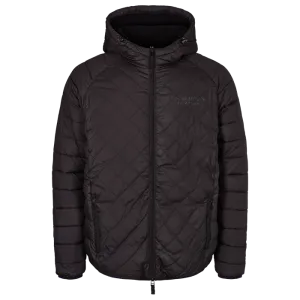 Twelve Sixteen Quilted hoodie Jacket Black