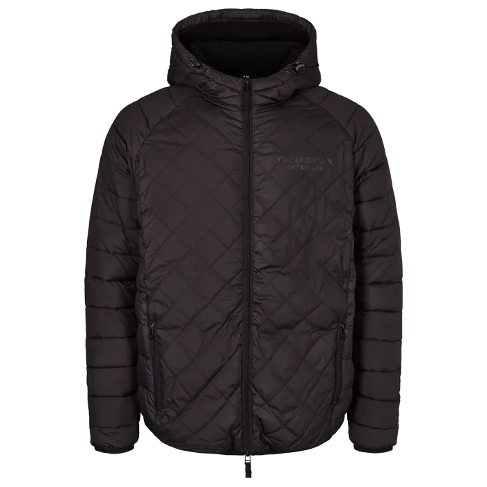 Twelve Sixteen Quilted hoodie Jacket Black