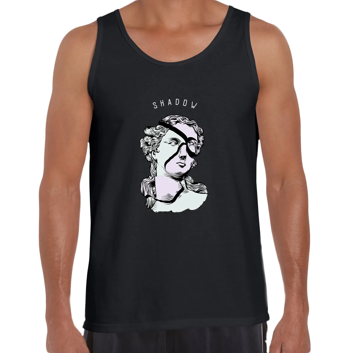 Unisex Antique Surreal and Abstract Sculpture Tank Top