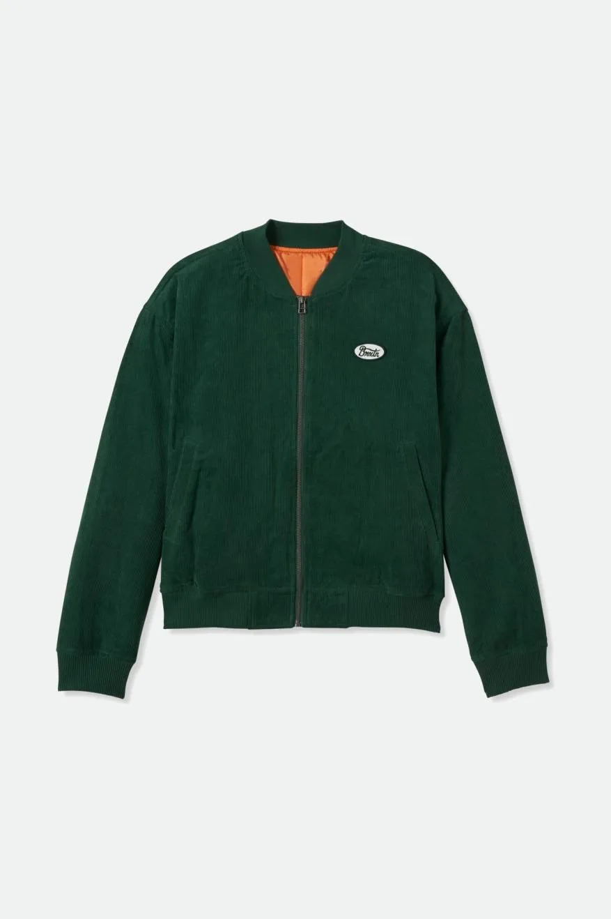 Utopia Reversible Bomber Jacket - Pine Needle