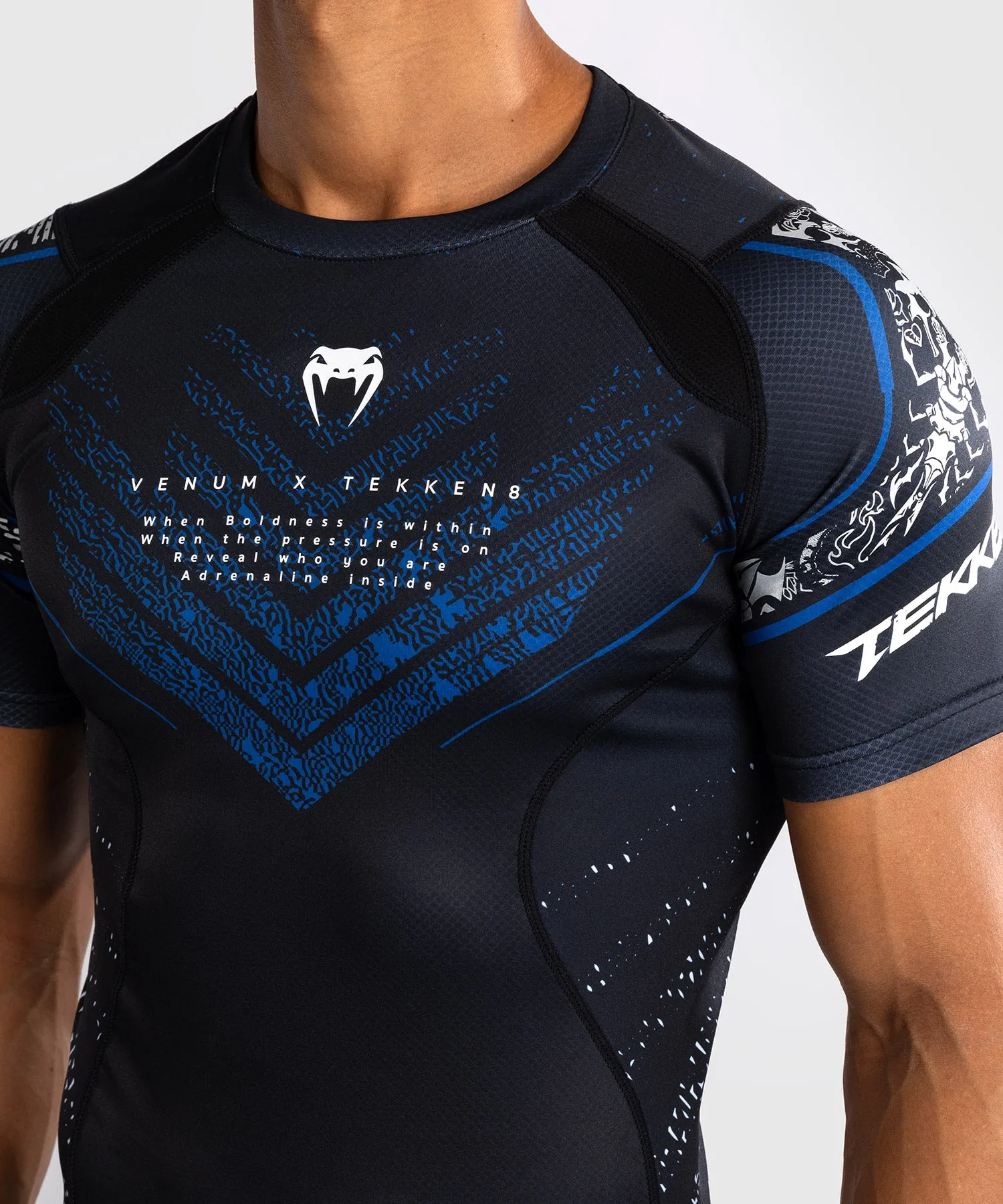 Venum x TEKKEN 8 - Paul Phoenix Rashguard - Black/Blue