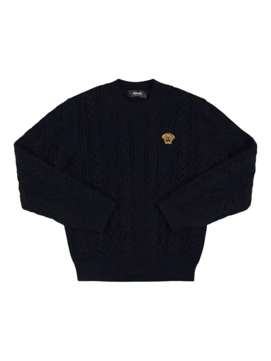 Versace   Wool knit sweater 