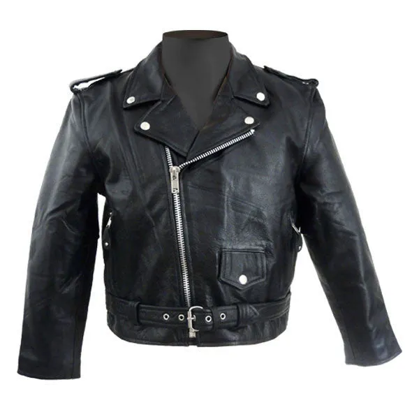 VK515 Kids Motorcycle Leather Jacket