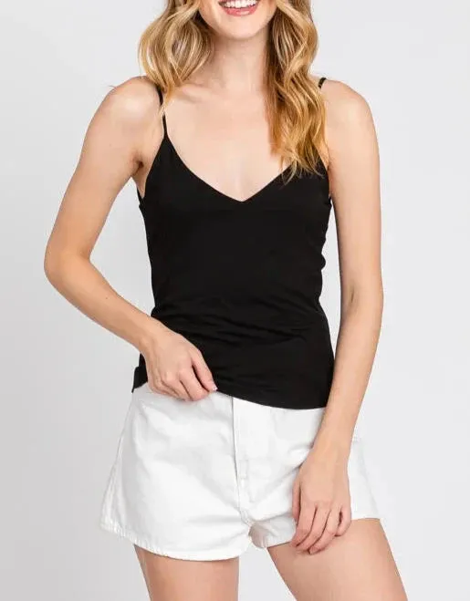 Walk Softly Double Layer Camisole Top (Assorted Colors)