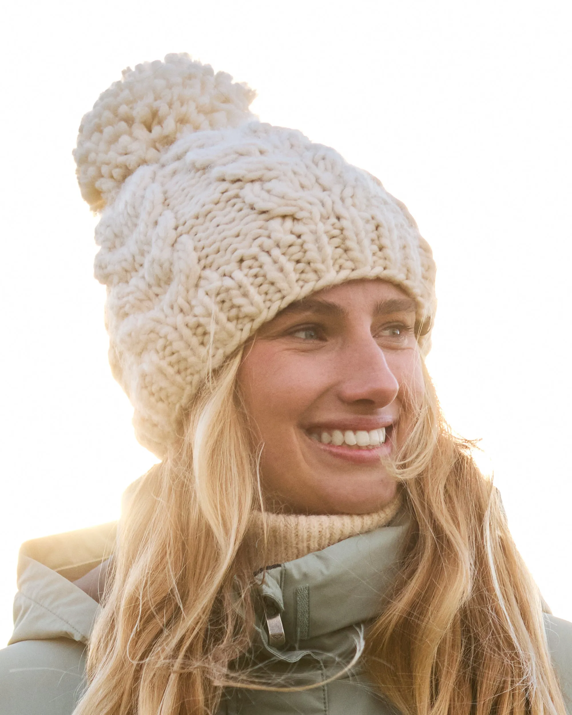 Winter Chunky Beanie - Buttercream