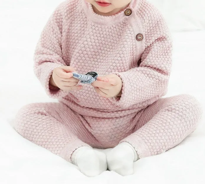 Winter Winner Cotton Sweater and Pants Set (2 color options)