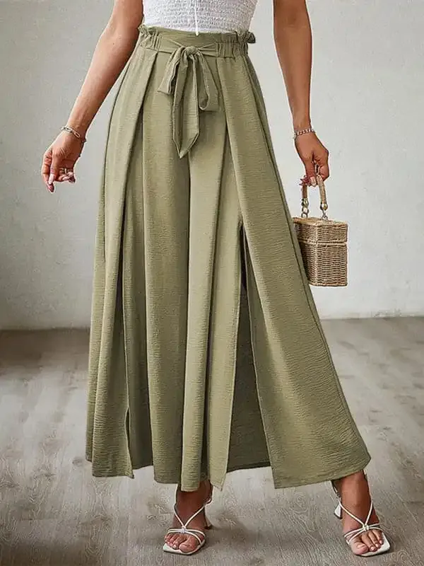 Women’s Wide Leg Trousers With High Waist.