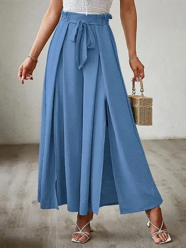 Women’s Wide Leg Trousers With High Waist.