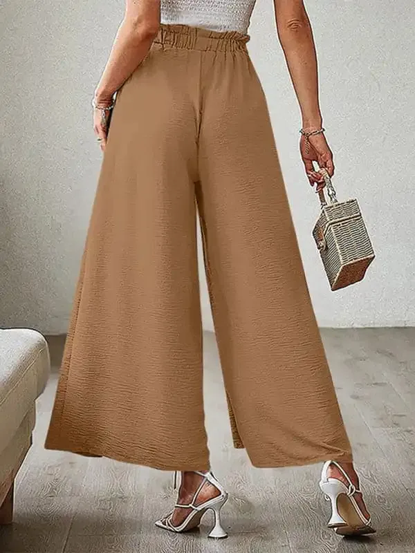 Women’s Wide Leg Trousers With High Waist.