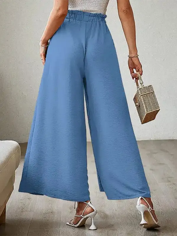 Women’s Wide Leg Trousers With High Waist.