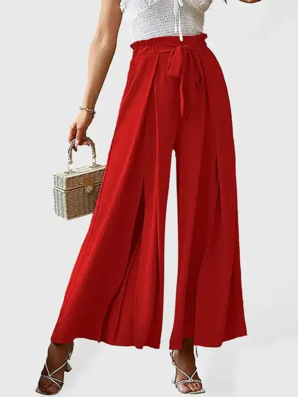 Women’s Wide Leg Trousers With High Waist.