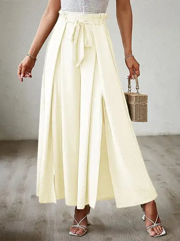 Women’s Wide Leg Trousers With High Waist.