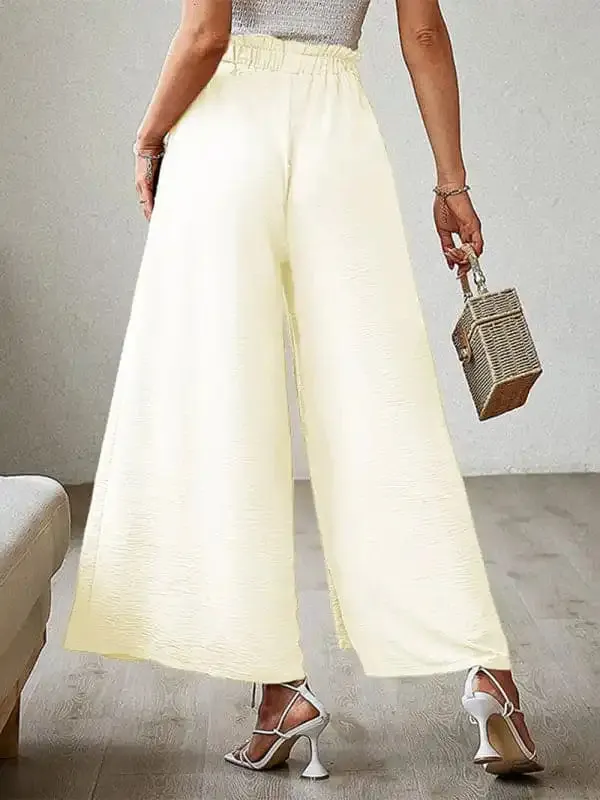 Women’s Wide Leg Trousers With High Waist.