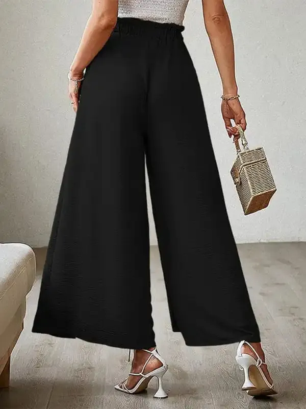 Women’s Wide Leg Trousers With High Waist.