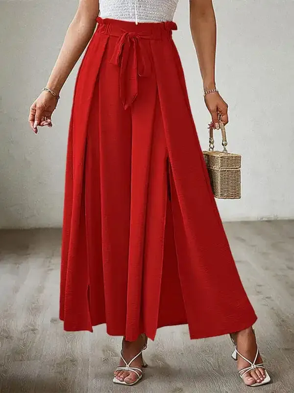 Women’s Wide Leg Trousers With High Waist.