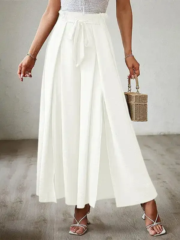 Women’s Wide Leg Trousers With High Waist.