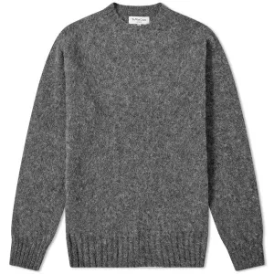 Ymc Suedehead Crew Knit Charcoal